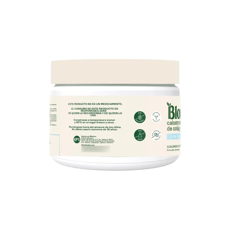 Bloom Calostro Y Péptidos De Colágeno Sin Sabor 25 Porciones