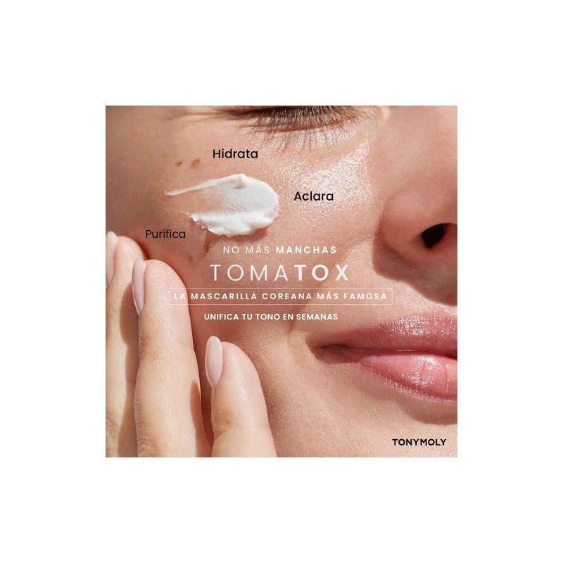Mascarilla Antimanchas Tomatox Tonymoly para Piel Mixta