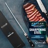 Cutluxe Honing Rod, Sharpening Steel for Kitchen Knives – 12"