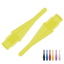 Bull's Longlife Kurz Soft Tips, Dart Spitzen 6 mm, Farbe:gelb