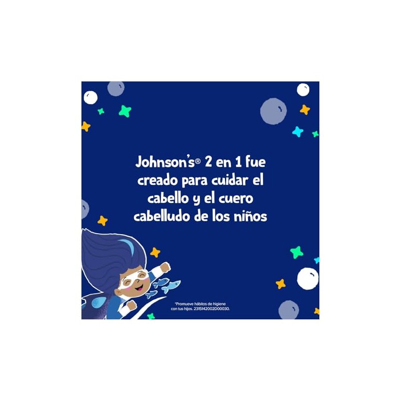 Johnson's Kids 2 en 1 shampoo y acondicionador 200ml