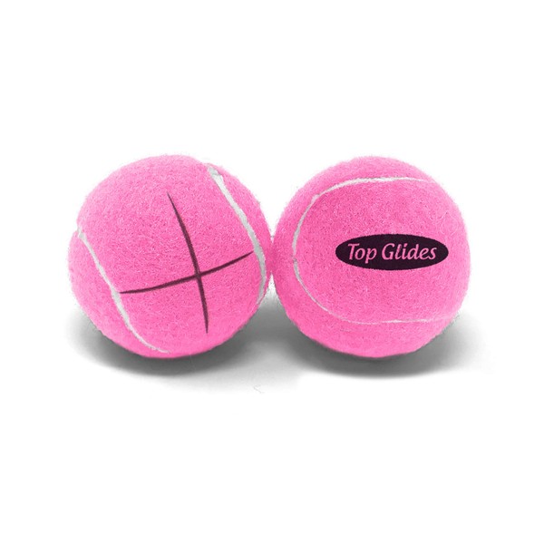 Top Glides Precut Walker Tennis Ball Glides (Pink)