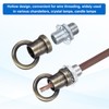PATIKIL 18Lb Load Lamp Female Loop Holder, 4 Set Lifting