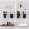 STARVAST 16 Sets Pegboard Hooks with Pegboard Cups, Ring Style