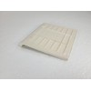 Beige Bone Almond Ceramic Tile Backsplash Cove Base 4.25 in