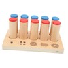 Wooden Sound Cylinders Toy Sensory Integration Training Educational Sound Stick