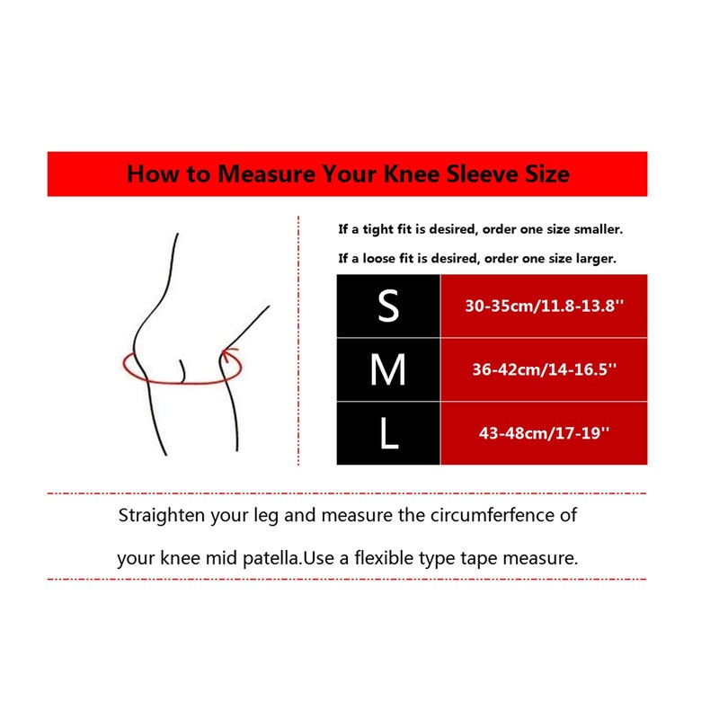 Senston Knee Support Compression Elastic Knee Pads 1 Piece for