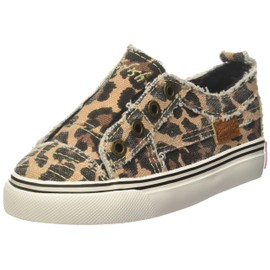 Blowfish Malibu Baby-Girls Play-t Sneaker, Natural City Kitty, 9 Toddler