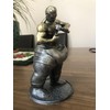 Inspiring Selfmade Man Sculpture: 16 cm of Handcrafted Artistic Motivation