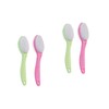FOMIYES 2sets Dual Sided Foot File Callus Remover Pumice Brush