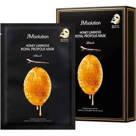 ã€"JMsolutionã€ Honey Luminous Royal Propolis Mask / Korea Facial Mask / 30ml X 10PCS / Honey Mask Sheet / Giving Skin Glow & Elasticity