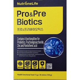 NutriOne 뉴트리원 프로 프리 바이오틱스 5g 1박스(1개월분) NutriOne Pro Prebiotics 5g 1 Box (1 Month Supply)