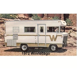 1972 Winnebago Motor Home  Refrigerator / ToolBox  Magnet