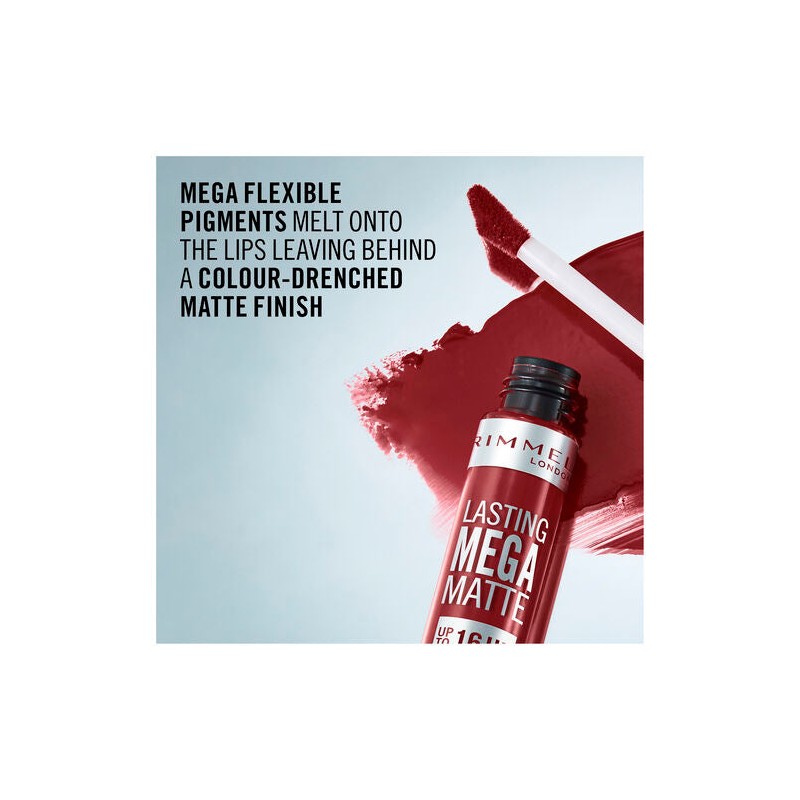 Rimmel Lasting Mega Matte Liquid Lipstick 930 Ruby Passion