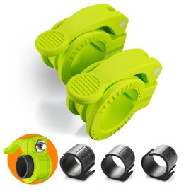 ZY-HUAN Mini Barbell Clamps, Adjustable Size Dumbbell Clasp, 30 mm, 28 mm, 25 mm, 23 mm, Quick Release Weight Clips, Quick Release Barbell Bar for Crossfit, Professional Training (Green)