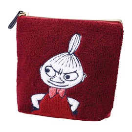 Marushin 1425023300 Moomin Pouch, Fluffy Red, Character, Trinket Case, Cosmetics, Present, Gift, Birthday, Women's Miscellaneous Goods