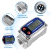TEANTECH Digital Turbine Flow Meter Digital LCD Display with NPT