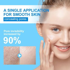 Pore Invisible Cream,Pore Shrinking Invisibility Cream,Pore Minimizer & Reducer for Face,Oil Control Firming,Tightening Pores,Moisturizing,Lightens Fine Lines Conceals Pores Cream