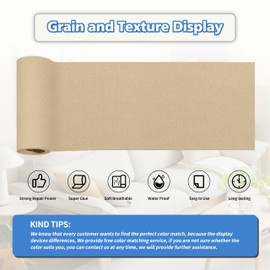 KING MOUNTAIN Canvas Repair Tape,Outdoor Gear Patch, 4×63 Inches,Waterproof,Self-Adhesive for Repairing Boat Covers,Sun Shades,Sofas,Tents,Lounge Chairs,Awnings (Khaki)