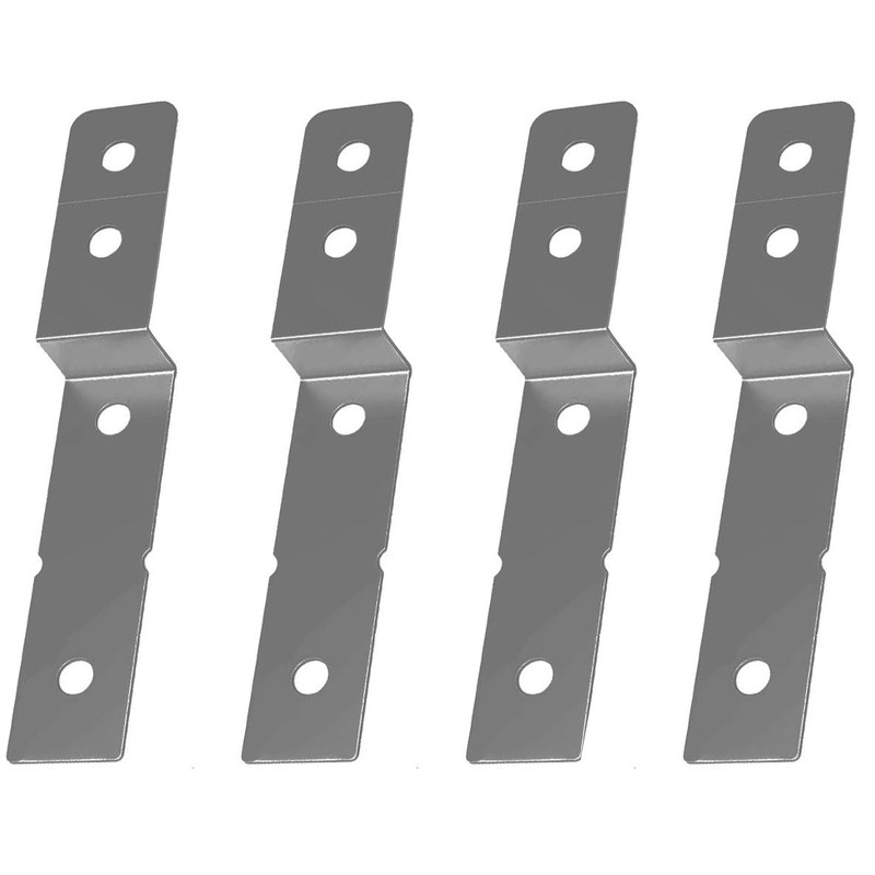 4 Pcs DWBRACKIT1 Dishwasher Side Mount Bracket Kit for Electrolux