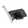 PCIe 3.0 X4 to SATA 3 Adapter Card High Speed