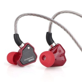 Linsoul 7Hz Salnotes Zero HiFi - Auriculares intraurales dinámicos de 10 mm con diafragma Compuesto de Metal, Placa Frontal de Acero Inoxidable, Cable OFC Desmontable de 2 Pines