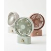 BRUNO BDE061-BL Fan, Tabletop, Silent, Oscillating, Small, Portable, Swing Desk