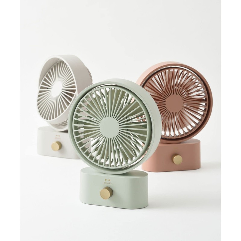 BRUNO BDE061-BL Fan, Tabletop, Silent, Oscillating, Small, Portable, Swing Desk
