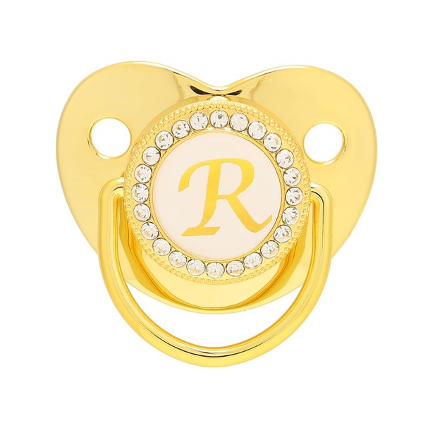 Baby Pacifier with Clip, 26 Letters, Cute, Safe, Non-Toxic, Easy