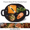 Nuwave Cast Iron Grill, 12.42”x10.21” Non-Stick Grilling Surface, Deep Grill