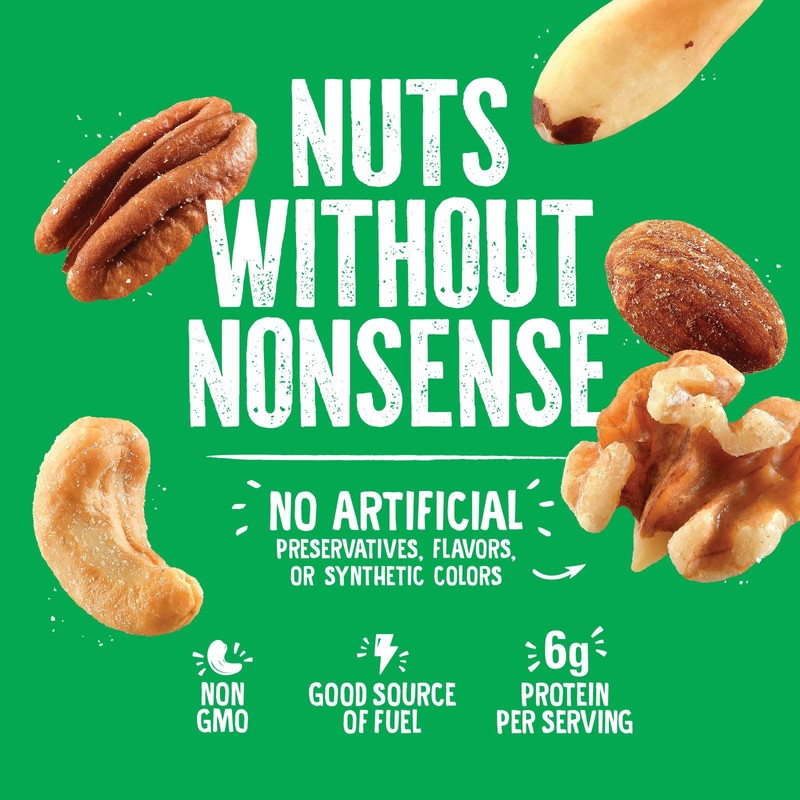 Emerald Salted Deluxe Mixed Nuts (1-Pack) | 36oz Resealable Bulk