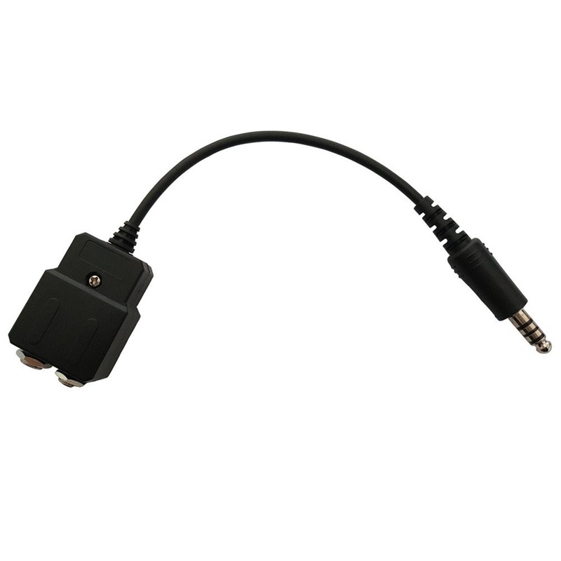 UFQ General Aviation to Helicopter Headset adapter adapt your GA
