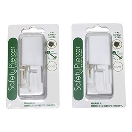 Safety Piercer (Medical Stainless Steel) 16 Gauge 3mm Gold May Emerald Binaural