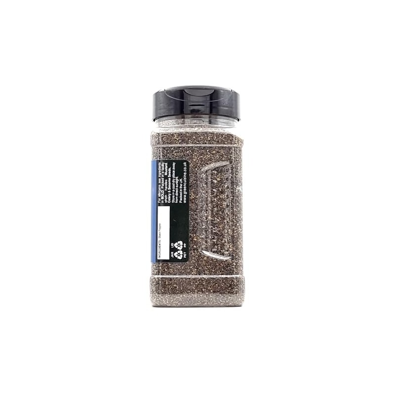 Cracked Black Pepper | 190g | Coarse Black Pepper by