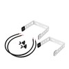 OMNITRONIC BOB-4 Extension Bracket White Pack of 2 | Accessory