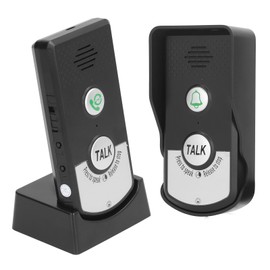 Voice Door Bell, Intercom Door Bell, IP54 Waterproof Electronic Intercom System Doorbell with Mode Switching for Home Office Classroom, 3 Gears Sound Adjustment