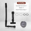 RYANSTAR RACING AN6 Dual-Feed Double Pump Braided Fuel Line with