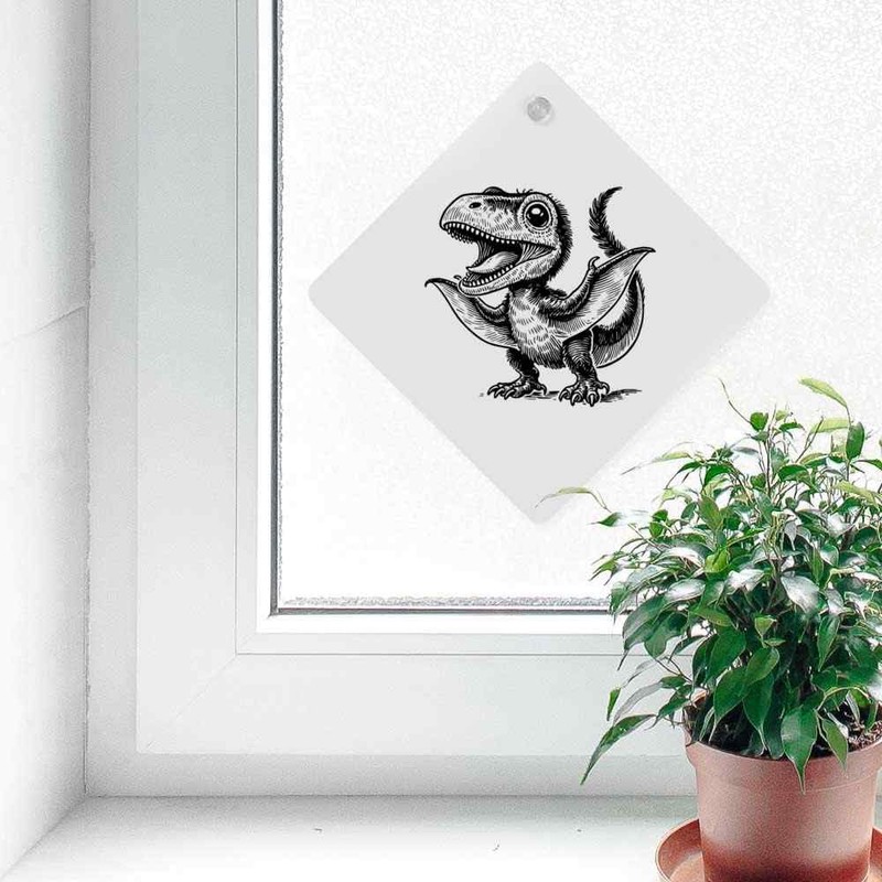 'Happy Baby Pterodactyl' Suction Cup Car Window Sign (CG00028232)