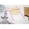 Acrylic Ruler, Rolling Pin Guide Sticks, 2 Piece Set, 0.2