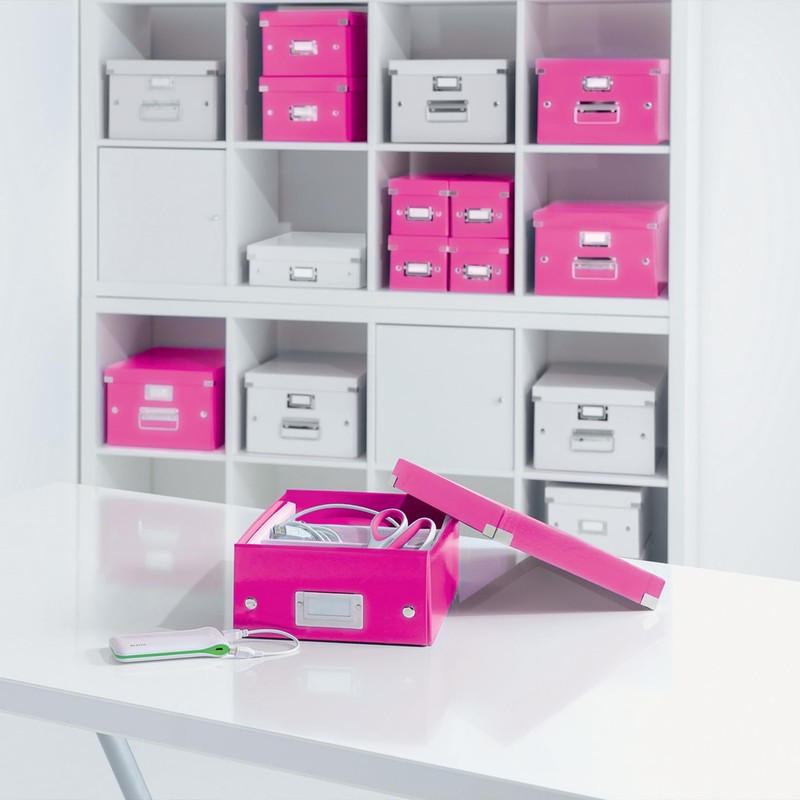 Leitz Click & Store Slim Storage Box, CD Storage, Ideal