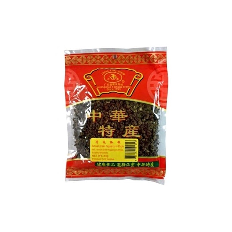 Zheng Feng Sichuan Green Peppercorn (Whole) 50g