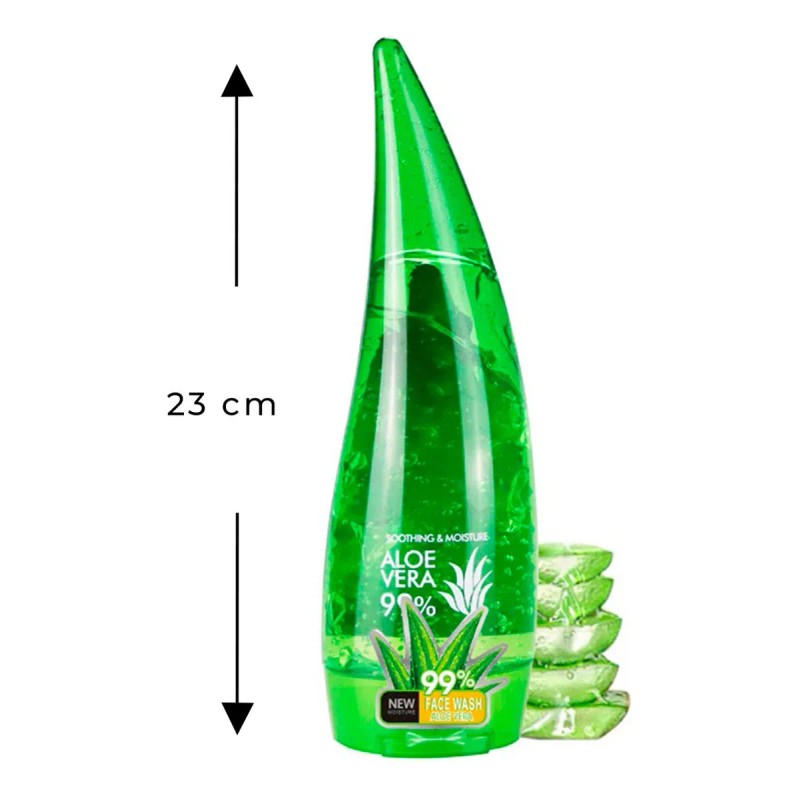 Gel facial 99 % Aloe Vera | blanquea y disminuye