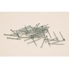 Wakaisangyo Wakaisangyo Uniqlo Flat Head Nails, 0.8 x 0.7 inches