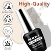 NXJ INFILILA Brown Gel Nail Polish, 15ml 0.51oz Cream Brown