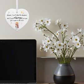 Best Friend Ornamen,Acrylic Best Friend's Forever Keepsake Heart,Encouragement Gifts for Women Bestie Hard Times Sympathy Gift Support Friendship Keepsake Gifts for Birthda