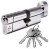 Euro Cylinder Door Lock Thumb Turn Chrome - BSI TS007