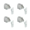 Pack of 4 Mini Latch Automatic Spring Catch Touch Catch