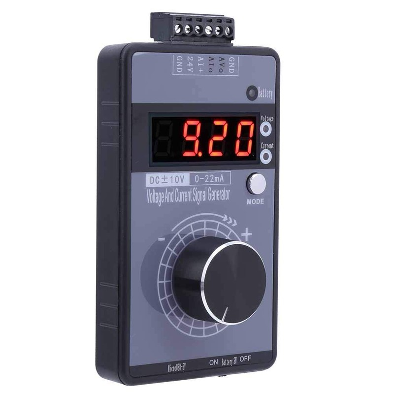 Handheld 0-10V 0-22MA Digital Voltage Current Signal Generator Transmitter Analog