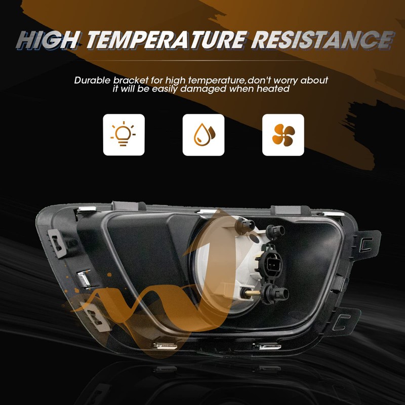 RAPOOSANS Driving Fog Lights Lamps Assembly for 2015-2019 Chevy Colorado