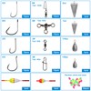 OROOTL Saltwater Fishing Tackle Kit -212pcs Ocean Fishing Tackle Box